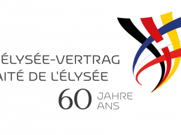 Logo des 60 ans du Traité de l'Elysée