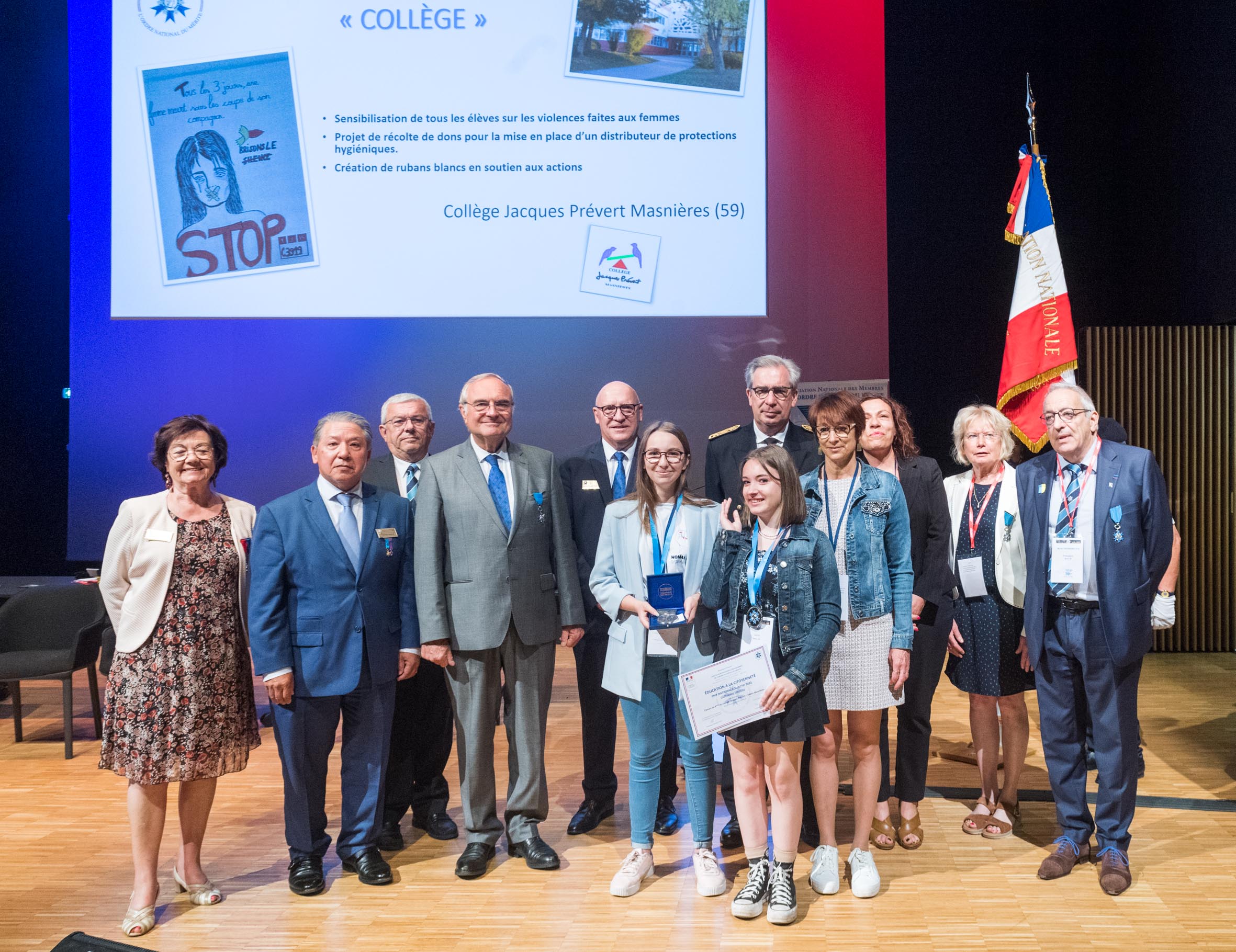 Prix education citoyenne College J PREVERT Masnieres