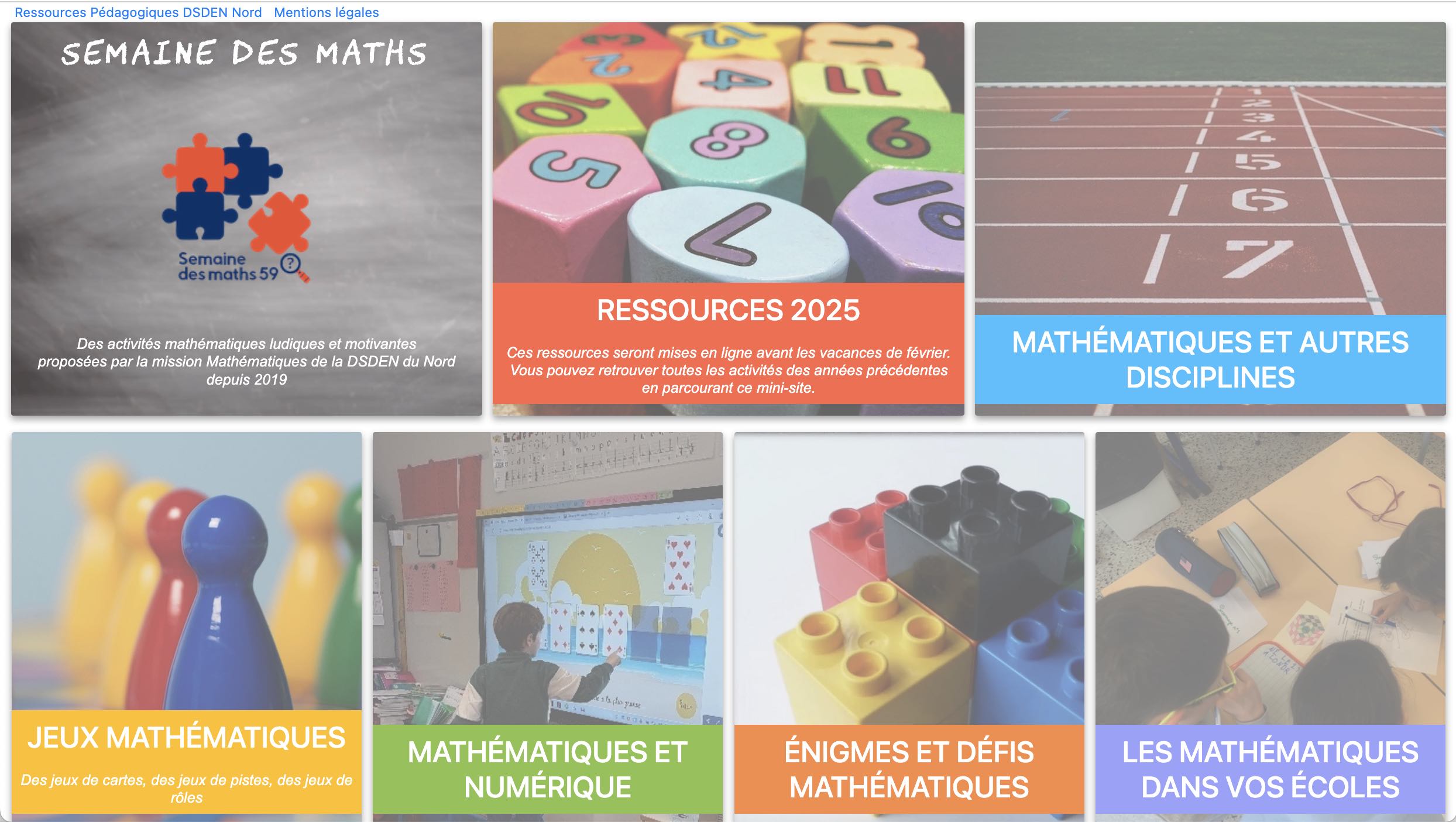 Semaine des maths 2025