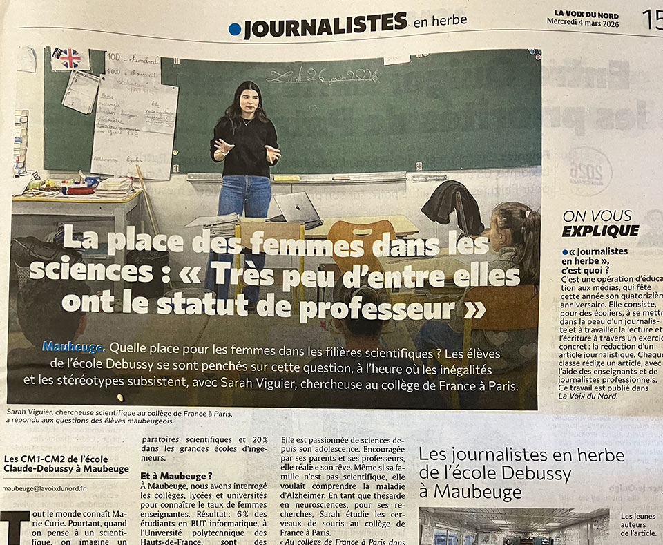 L'article publié dans le journal La Voix du Nord