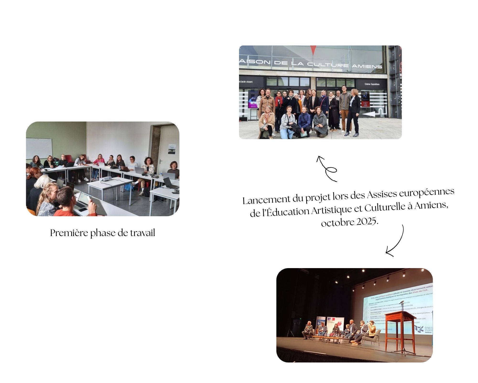 Photos réunissant l'ensemble des partenaires lors du lancement en octobre 2025