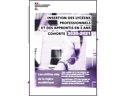 Insertion des lycéens professionnels et des apprentis en 2 ans - 2020 2021