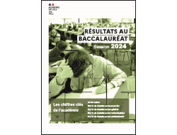 Couverture de la brochure des résultats au bac 2024