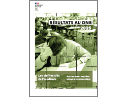 Couverture de la brochure des résultats au DNB 2025