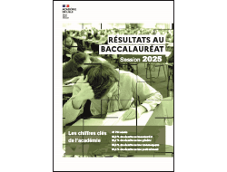 Couverture de la brochure des résultats au bac 2025