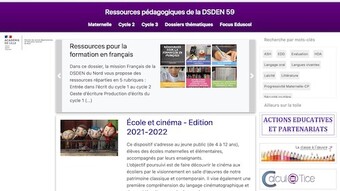 DSDEN59 Site portail de ressources pédagogiques
