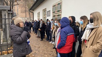 Les élèves découvrent le site d’Auschwitz-Birkenau 