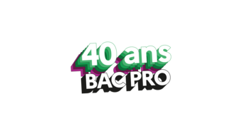 Logo des 40 ans du bac pro
